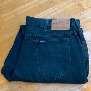 Vintage UNION MADE Riders by Lee high waisted jeans, green